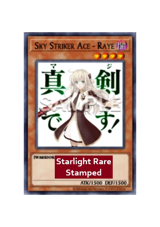 Sky Striker Ace - Raye (V.2 - Starlight Rare)