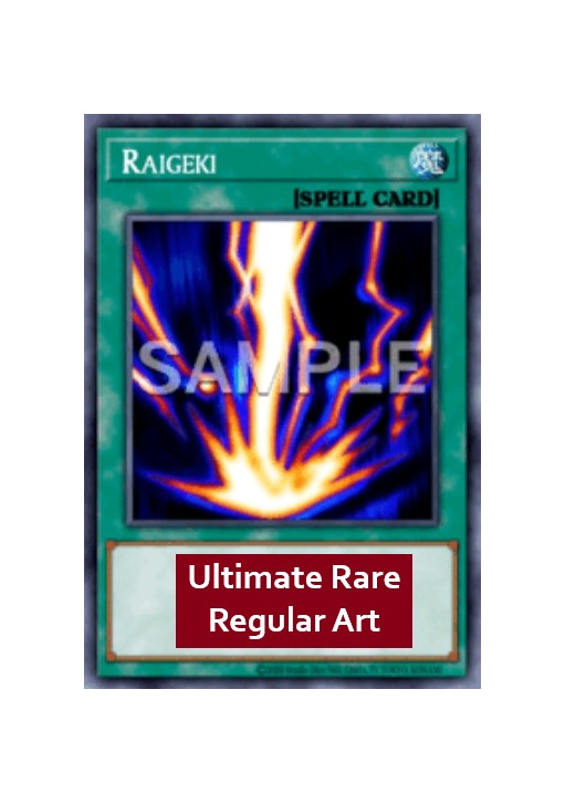 Raigeki (V.8 - Ultimate Rare)