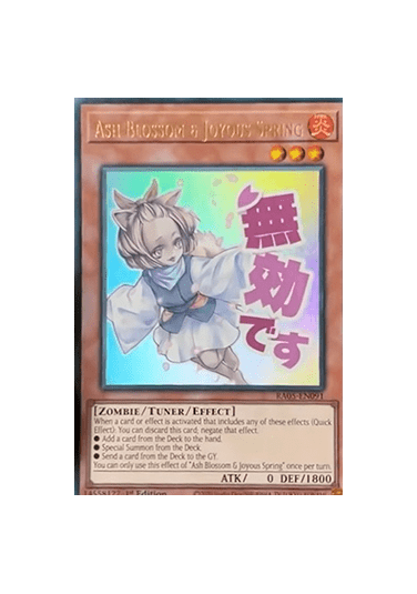 Ash Blossom & Joyous Spring (V.1 - Ultra Rare)