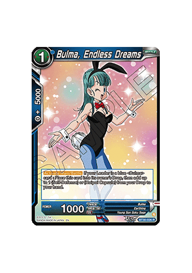 Bulma, Endless Dreams (V.2 - Rare)