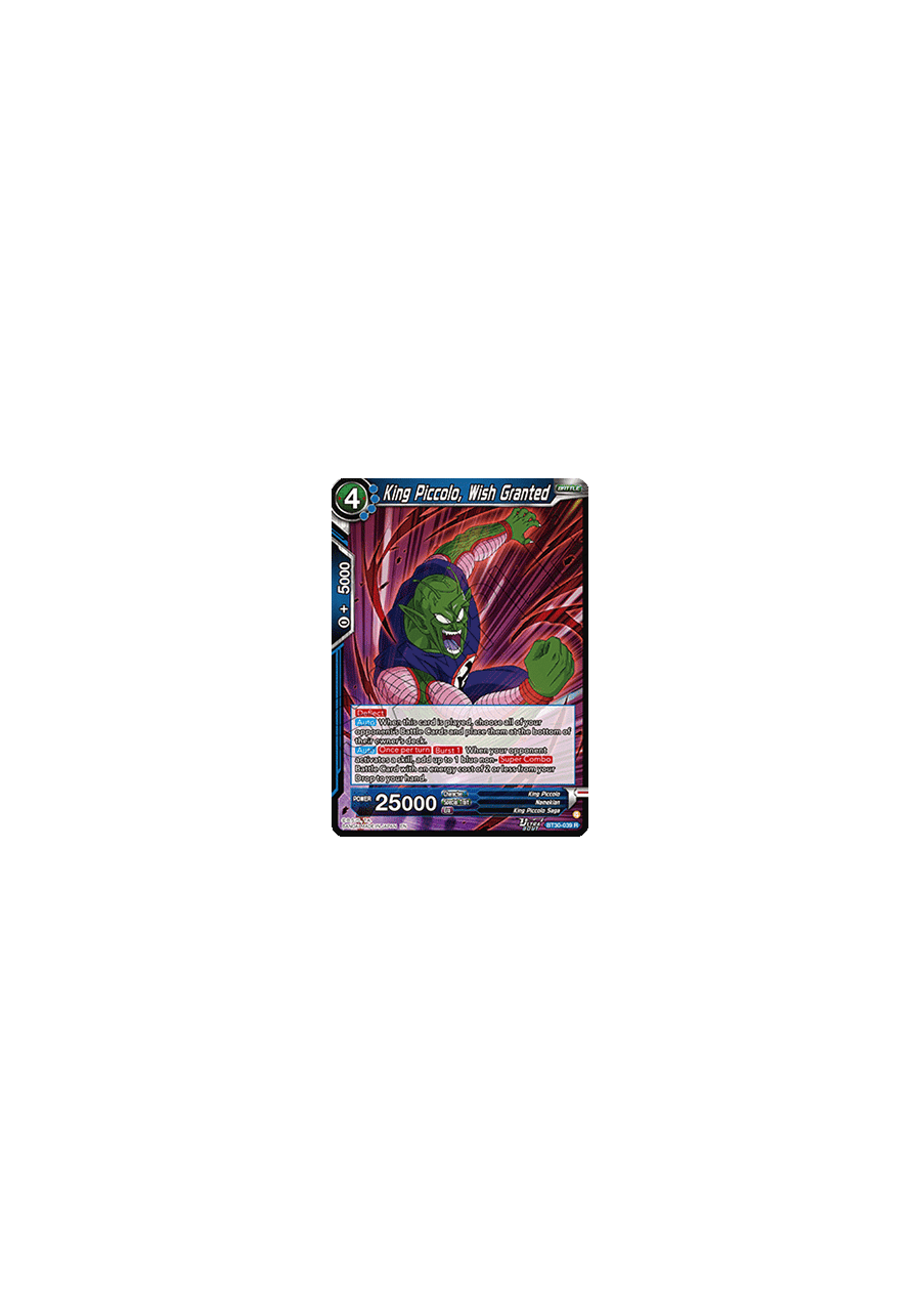 King Piccolo, Wish Granted