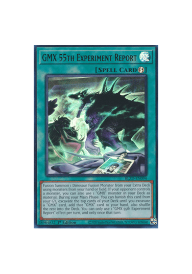 GMX 55th Experiment Report (V.1 - Ultra Rare)