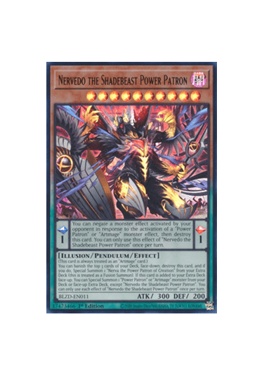 Nervado the Shadebeast Power Patron (V.1 - Ultra Rare)