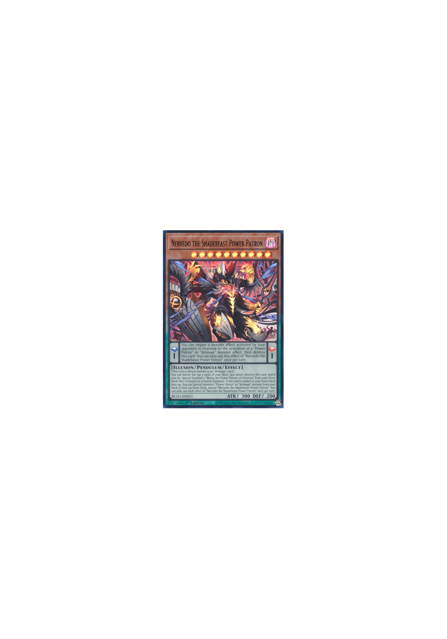 Nervado the Shadebeast Power Patron (V.1 - Ultra Rare)