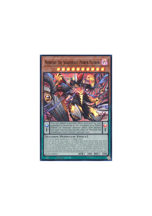 Nervado the Shadebeast Power Patron (V.1 - Ultra Rare)