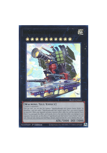 Superdreadnought Rail Cannon Gustav Rocket (V.1 - Ultra Rare)