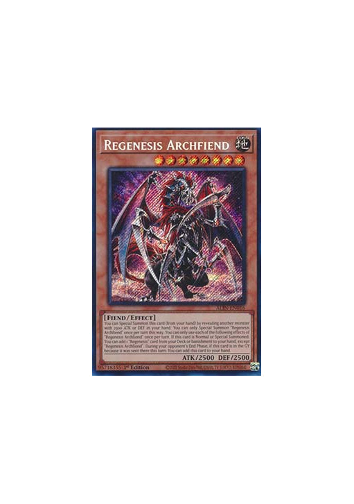Regenesis Archfiend (V.1 - Secret Rare)