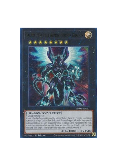 Galaxy-Eyes Full Armor Photon Dragon (V.2 - Ultra Rare)