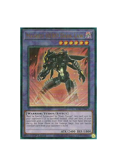 Masked HERO Dark Law (V.7 - Ultimate Rare)