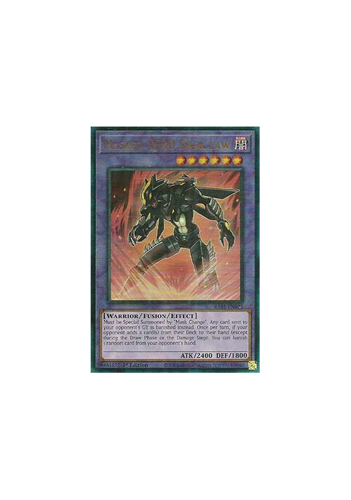 Masked HERO Dark Law (V.7 - Ultimate Rare)
