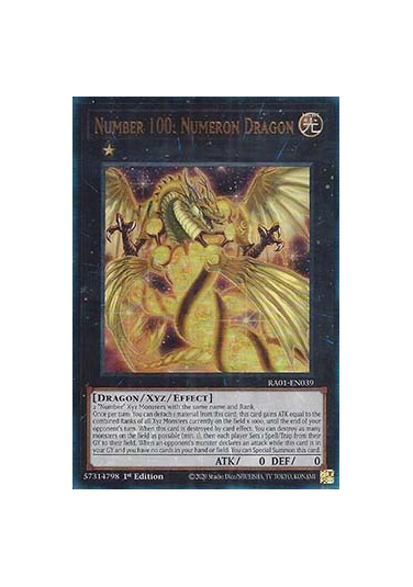 Number 100: Numeron Dragon (V.7 - Ultimate Rare)