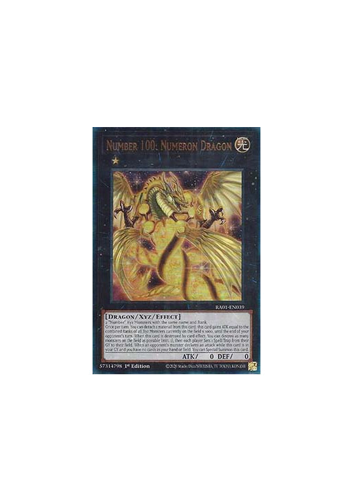 Number 100: Numeron Dragon (V.7 - Ultimate Rare)