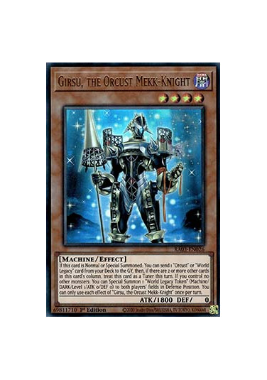 Girsu, the Orcust Mekk-Knight (V.2 - Ultra Rare)