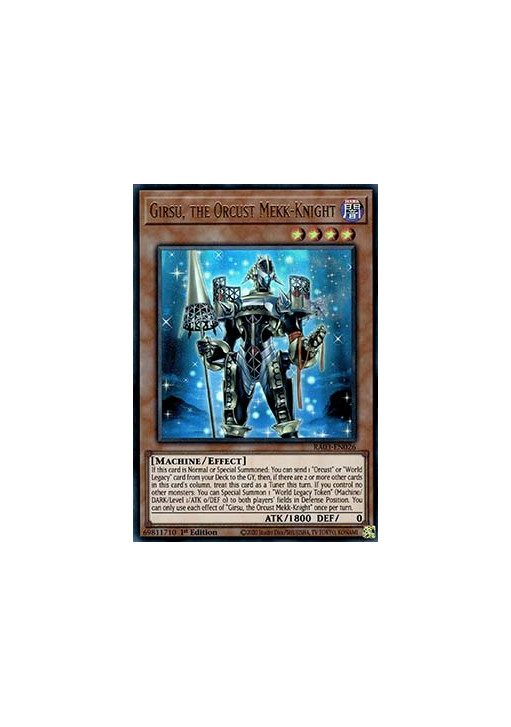 Girsu, the Orcust Mekk-Knight (V.2 - Ultra Rare)