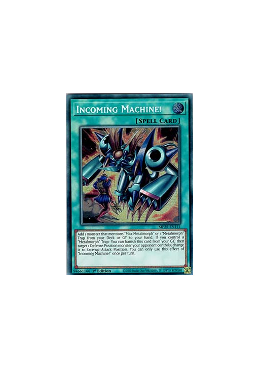 Incoming Machine!