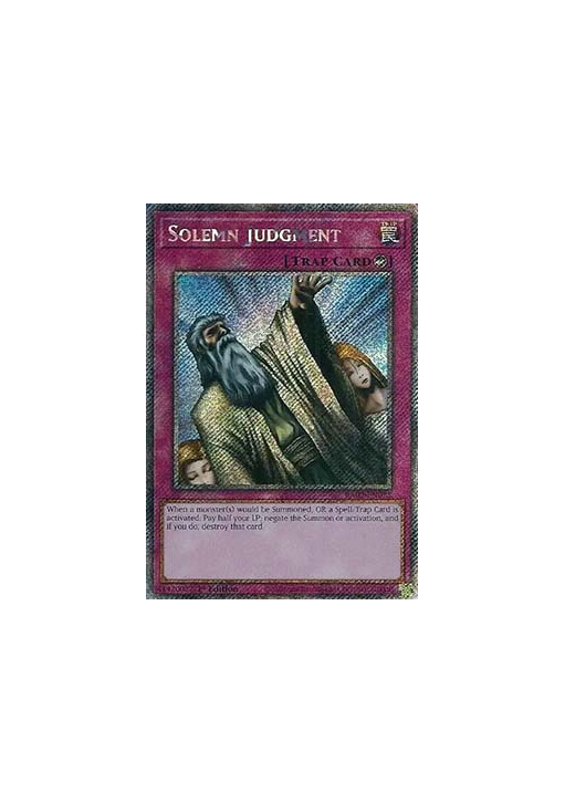 Solemn Judgment (V.4 - Platinum Secret Rare)