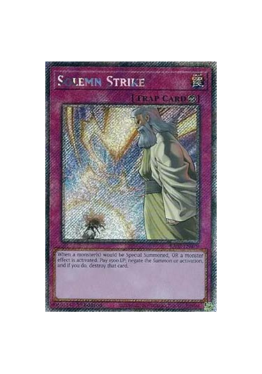 Solemn Strike (V.4 - Platinum Secret Rare)