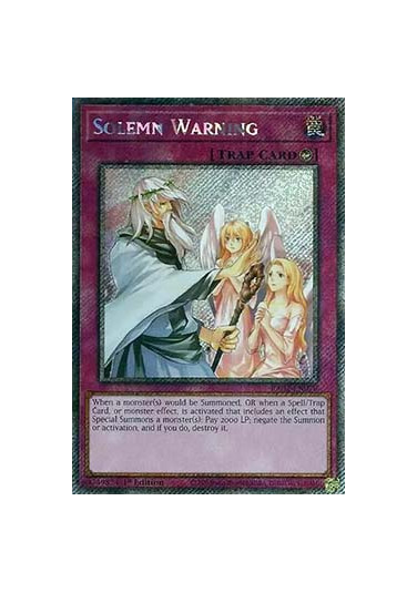 Solemn Warning (V.4 - Platinum Secret Rare)