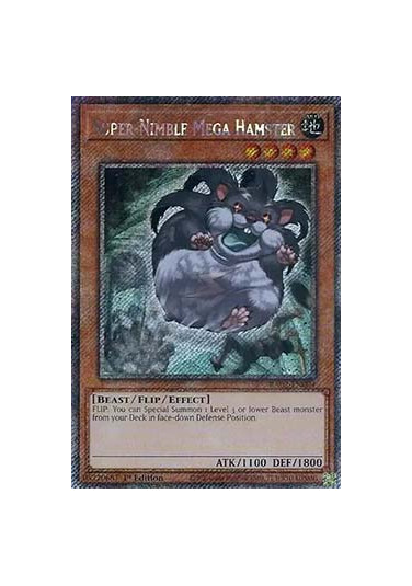 Super-Nimble Mega Hamster (V.4 - Platinum Secret Rare)
