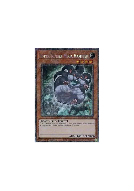 Super-Nimble Mega Hamster (V.4 - Platinum Secret Rare)