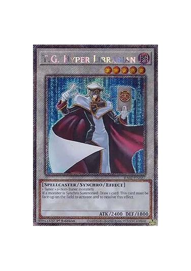 T.G. Hyper Librarian (V.4 - Platinum Secret Rare)