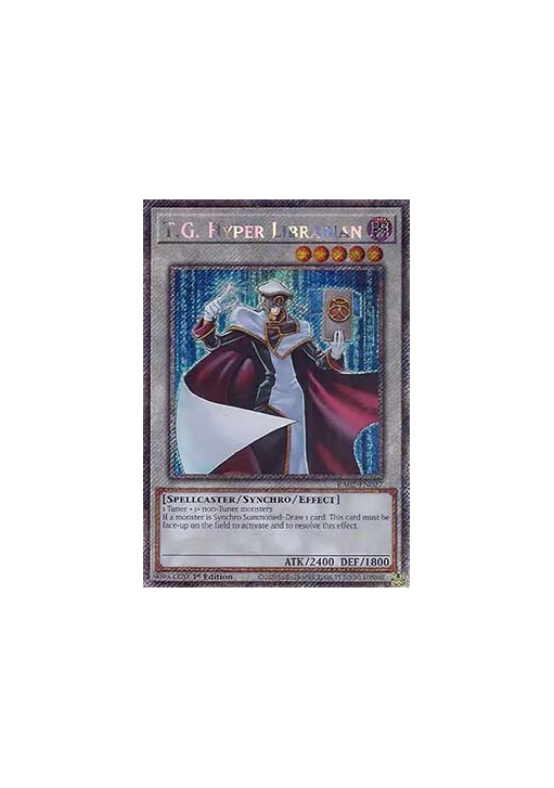 T.G. Hyper Librarian (V.4 - Platinum Secret Rare)