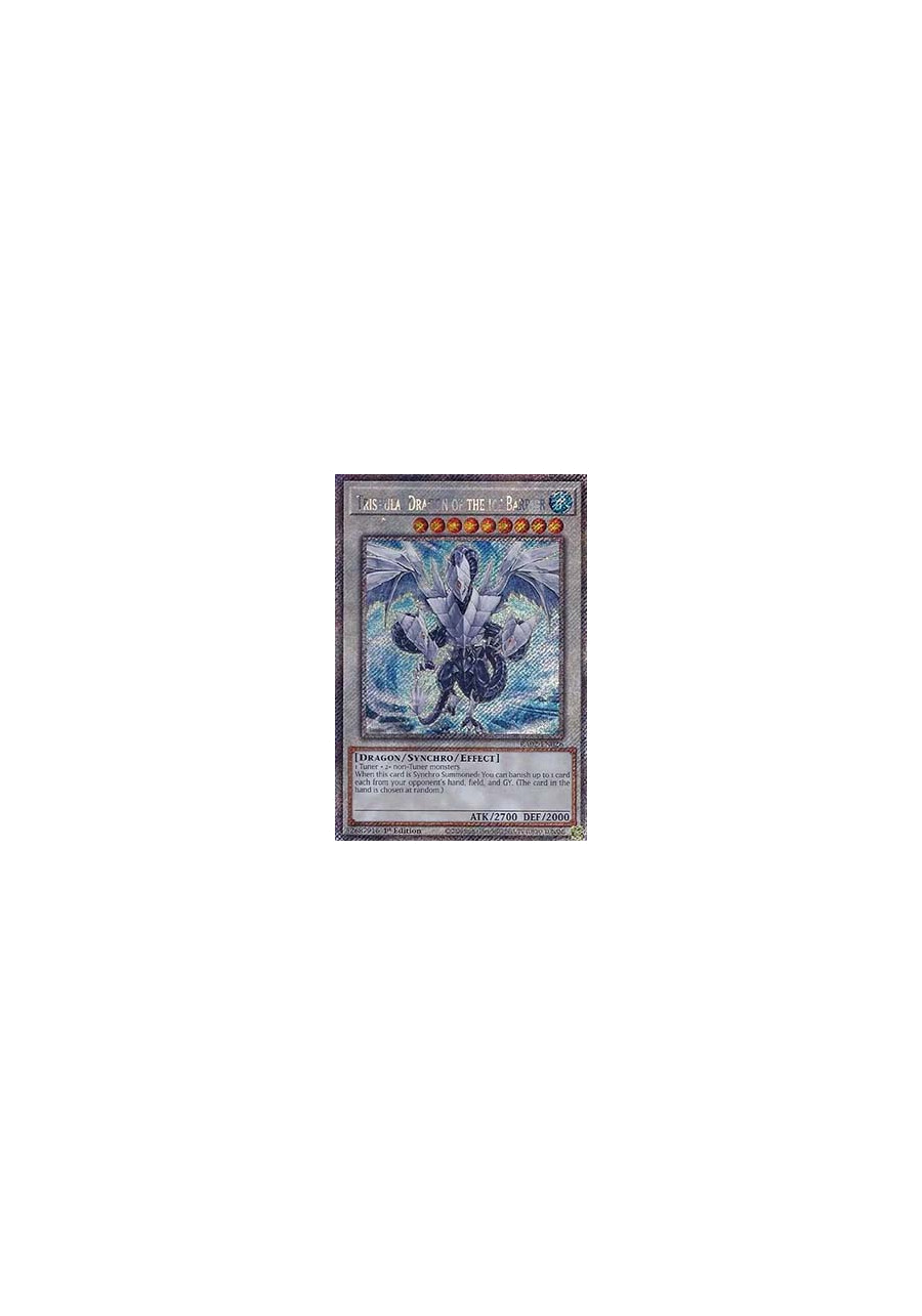 Trishula, Dragon of the Ice Barrier (V.4 - Platinum Secret Rare)
