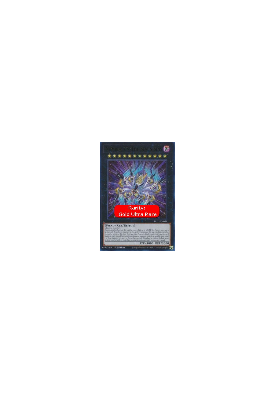 Number 77: The Seven Sins (V.1 - Ultra Rare)