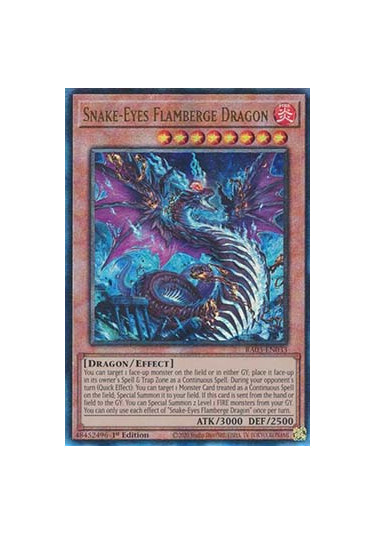 Snake-Eyes Flamberge Dragon (V.6 - Ultimate Rare)