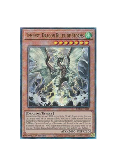 Tempest, Dragon Ruler of Storms (V.7 - Ultimate Rare)