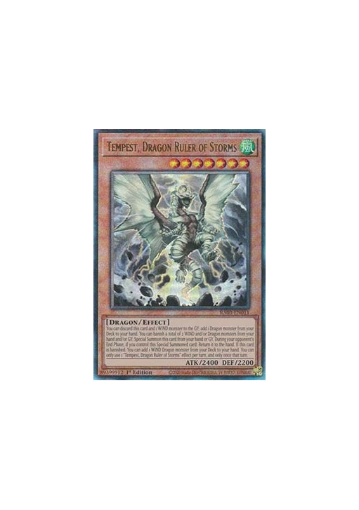 Tempest, Dragon Ruler of Storms (V.7 - Ultimate Rare)