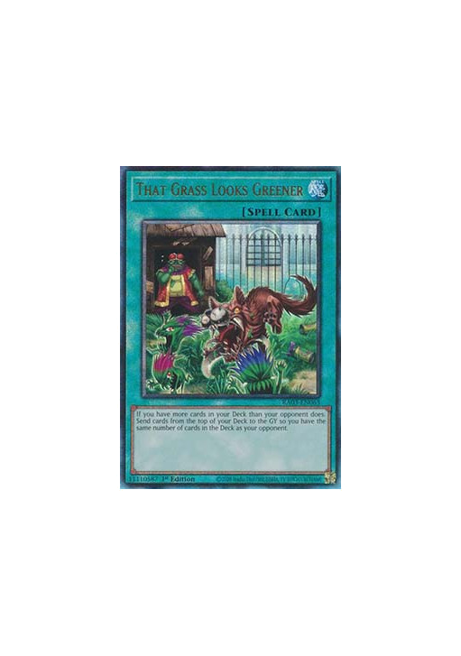 That Grass Looks Greener (V.7 - Ultimate Rare)