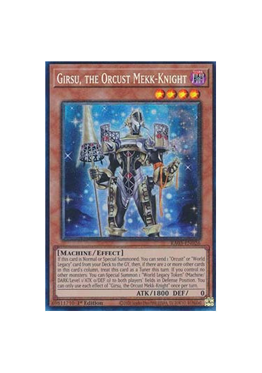 Girsu, the Orcust Mekk-Knight (V.6 - Collectors Rare)