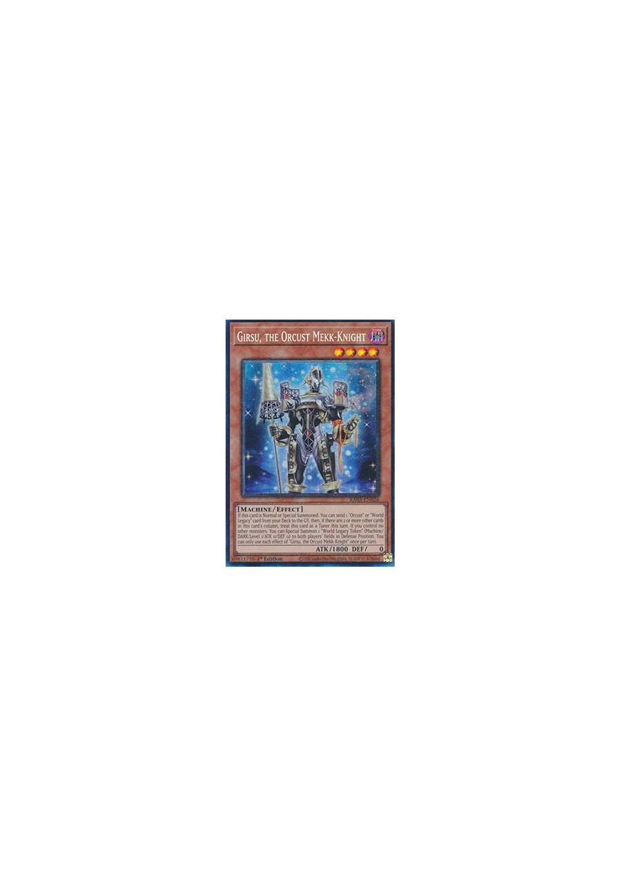 Girsu, the Orcust Mekk-Knight (V.6 - Collectors Rare)