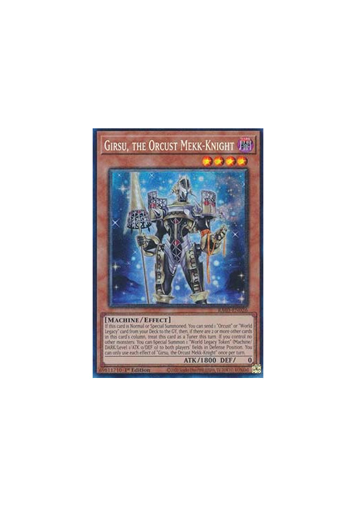 Girsu, the Orcust Mekk-Knight (V.6 - Collectors Rare)