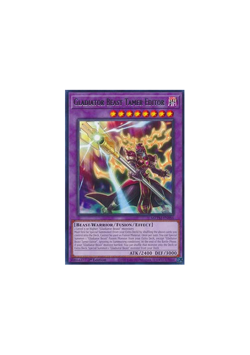 Gladiator Beast Tamer Editor