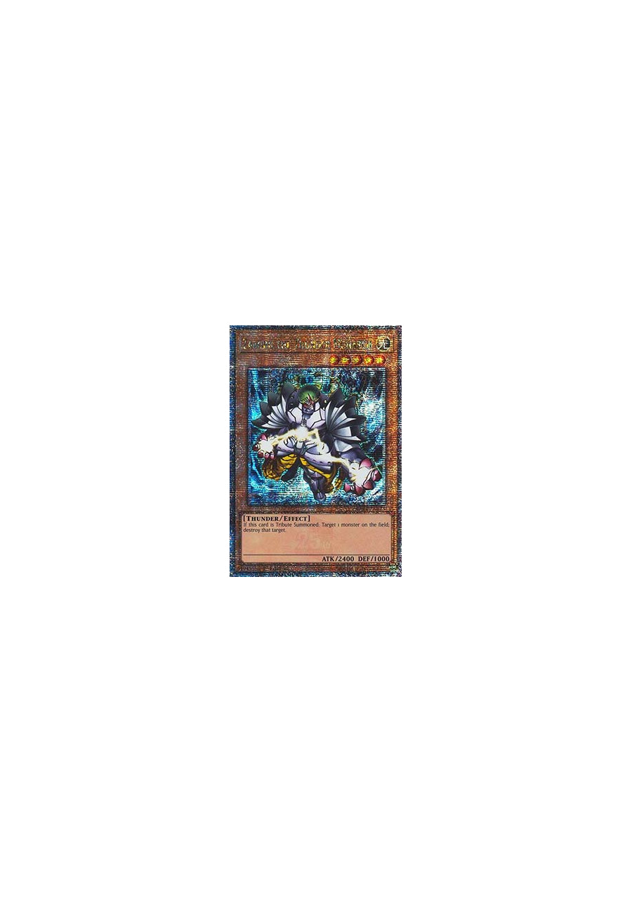 Zaborg the Thunder Monarch (V.2 - Quarter Century Secret Rare)