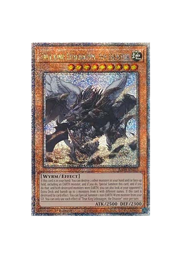 True King Lithosagym, the Disaster (V.2 - Quarter Century Secret Rare)