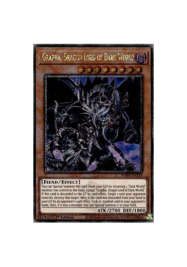 Grapha, Dragon Lord of Dark World (V.2 - Quarter Century Secret Rare)
