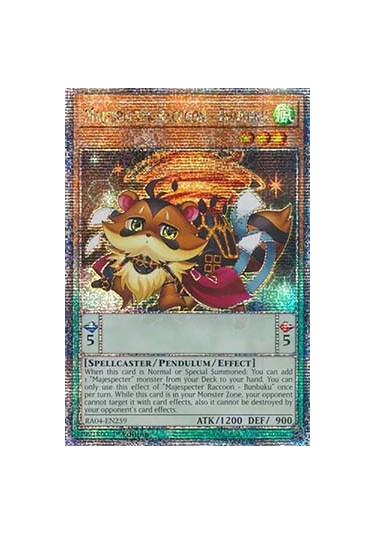 Majespecter Raccoon - Bunbuku (V.2 - Quarter Century Secret Rare)