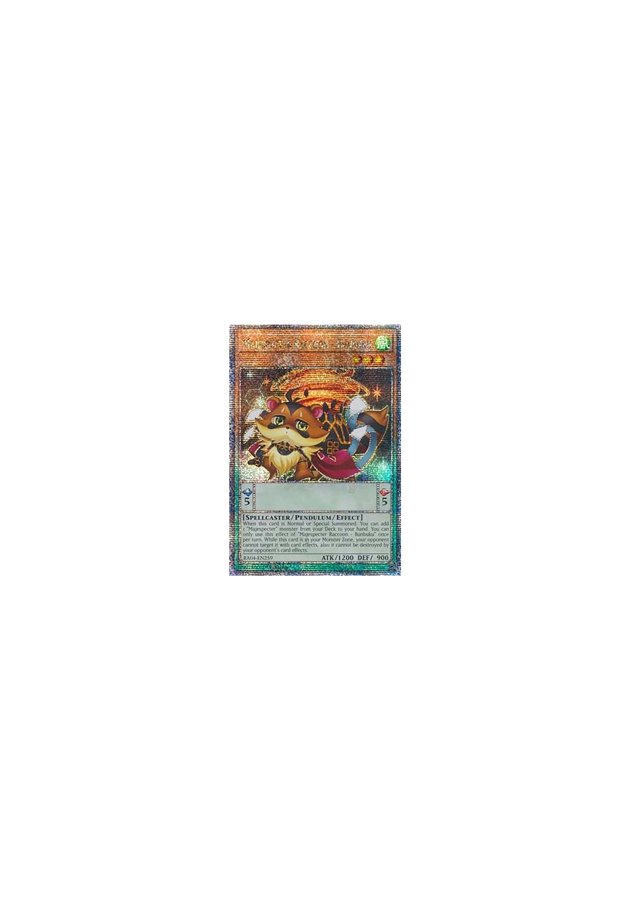 Majespecter Raccoon - Bunbuku (V.2 - Quarter Century Secret Rare)