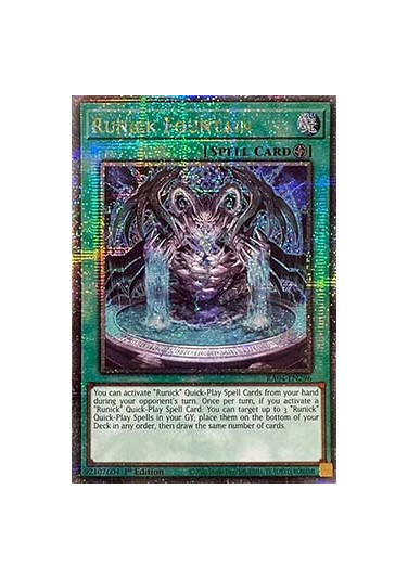 Runick Fountain (V.2 - Quarter Century Secret Rare)