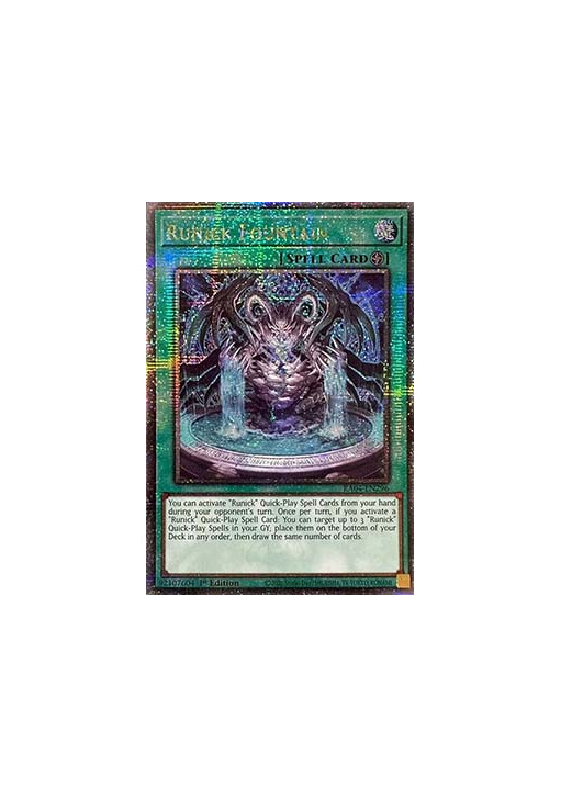 Runick Fountain (V.2 - Quarter Century Secret Rare)