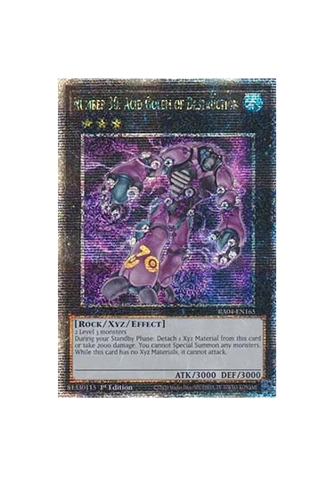 Number 30: Acid Golem of Destruction (V.2 - Quarter Century Secret Rare)