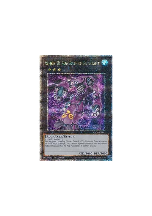 Number 30: Acid Golem of Destruction (V.2 - Quarter Century Secret Rare)