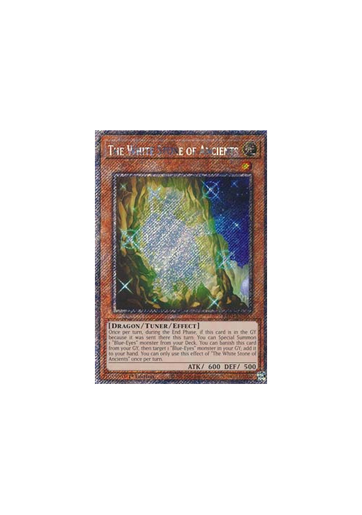 The White Stone of Ancients (V.1 - Platinum Secret Rare)