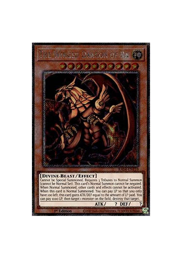 The Winged Dragon of Ra (V.1 - Platinum Secret Rare)