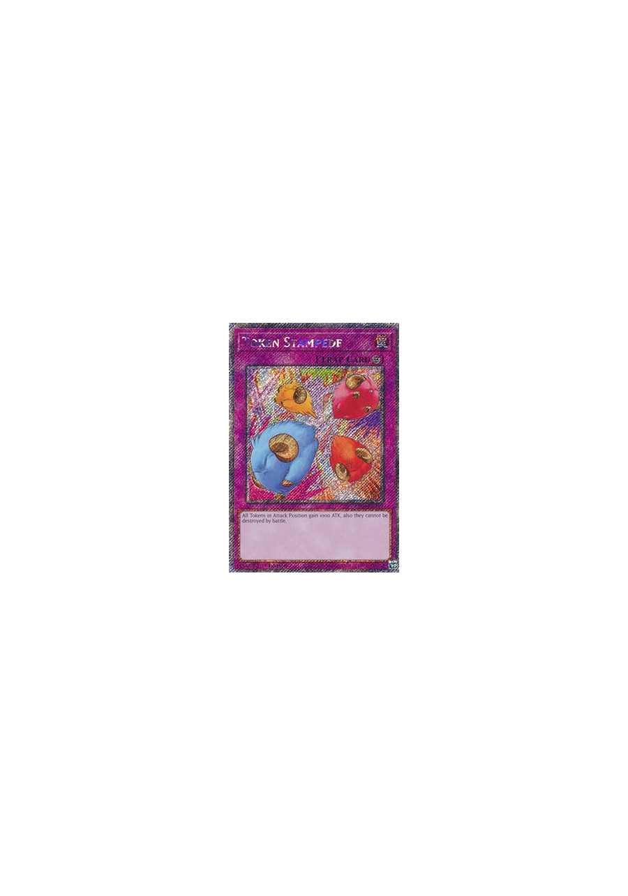 Token Stampede (V.1 - Platinum Secret Rare)
