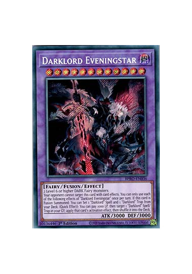 Darklord Eveningstar (V.1 - Secret Rare)