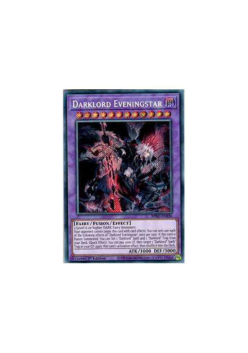 Darklord Eveningstar (V.1 - Secret Rare)